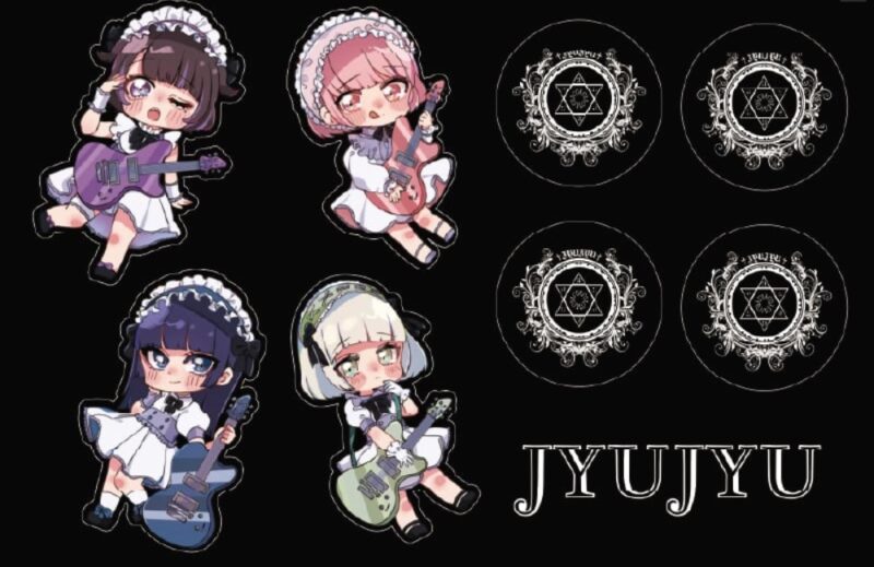 JYU JYU STICKER PACK Idol Underworld